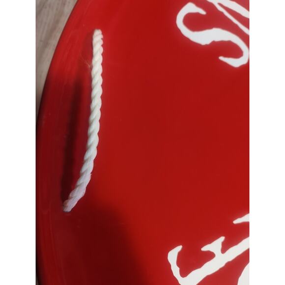 Flexible Flyer Steel Saucer 26" Metal Winter Snow Sled Smuttynose. Red - Picture 5 of 5